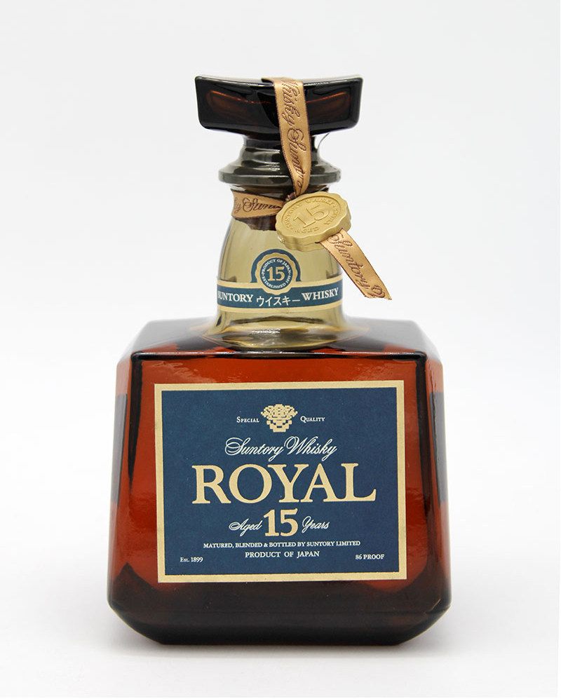 洛雅威士忌三得利12年15年日本日威皇家蓝标黑标清酒