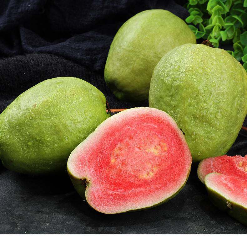 红心番石榴5斤芭乐新鲜水果西瓜红番果园现摘包芭乐