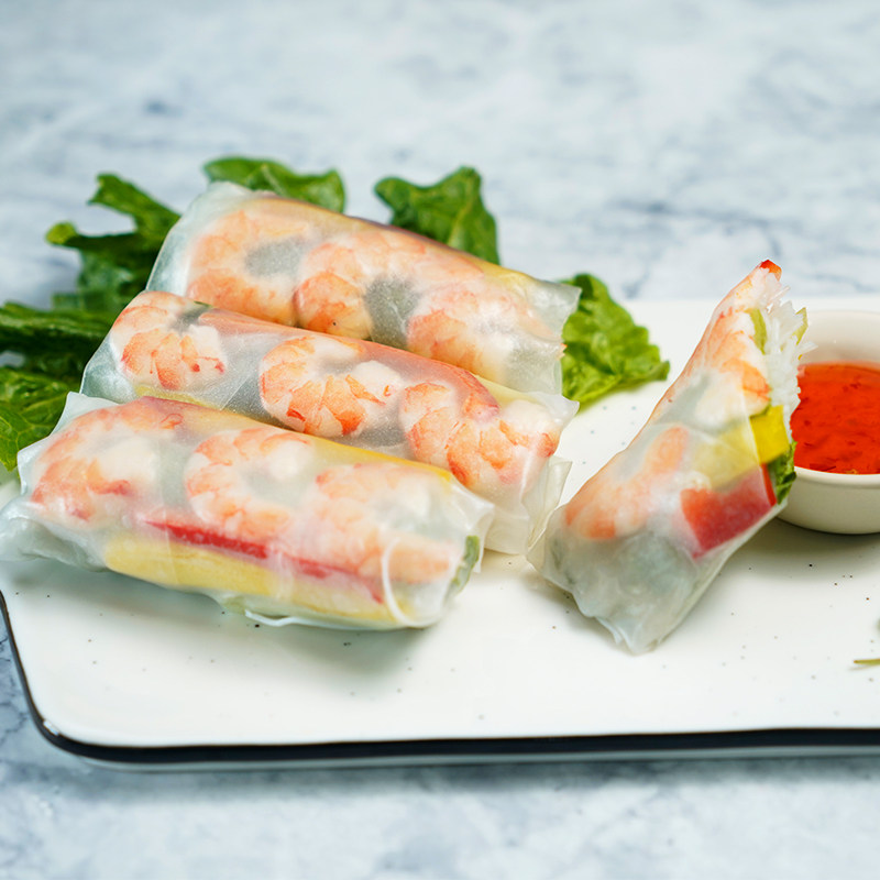 越南春卷皮蛋糕超薄透明家用越南特色美食原装进口生食春饼小厨象