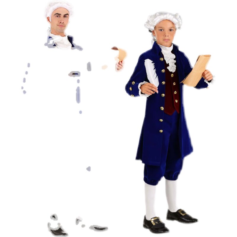 万圣节文艺复兴舞台演出表演成人儿童欧美法官律师服饰