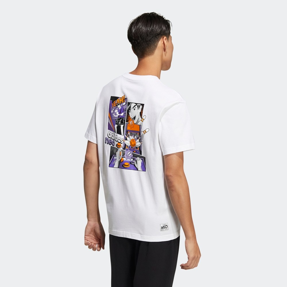 adidas官方outlets阿迪达斯neo男装宽松运动短袖hd4623运动t恤