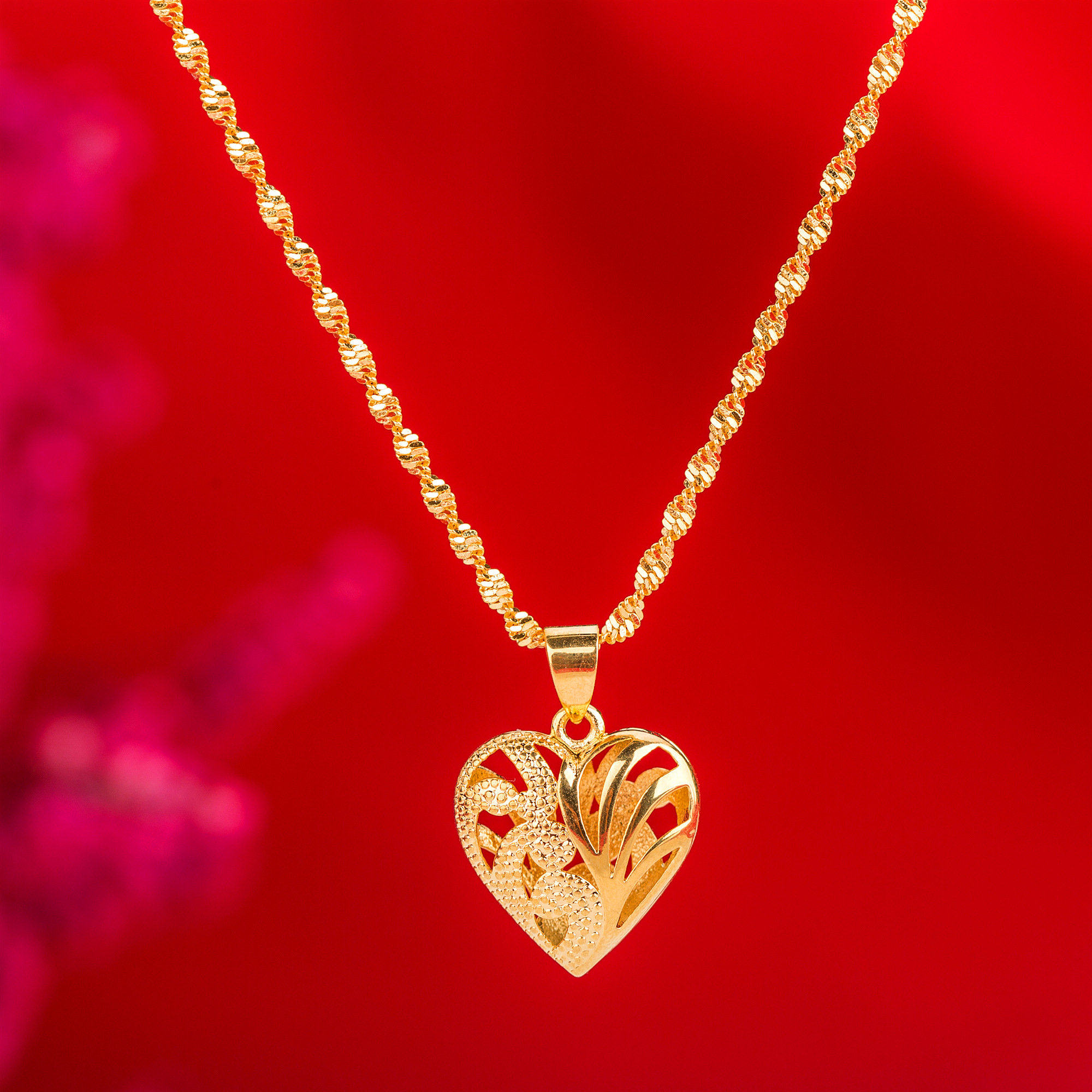 亚旺越南沙金项链仿真黄金欧币金项链镀金纯金色吊坠久不掉色正品