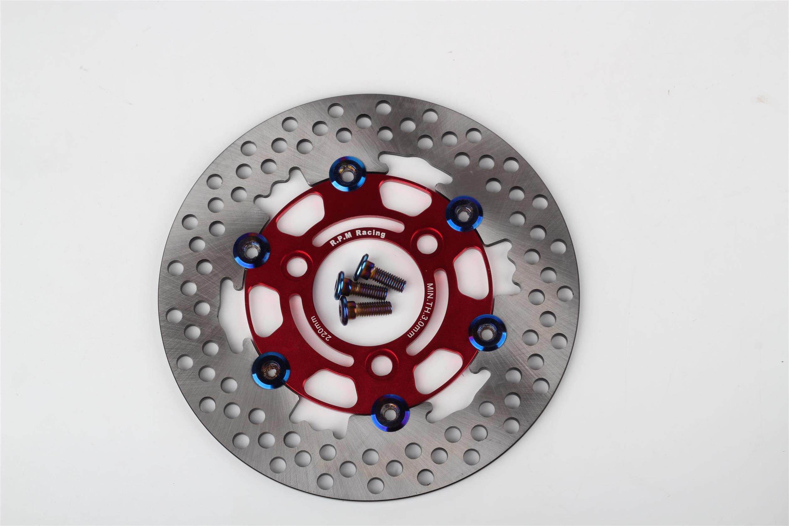 刹车车盘刹车片220mm浮动碟盘电摩改装战速小牛电动车刹车装置