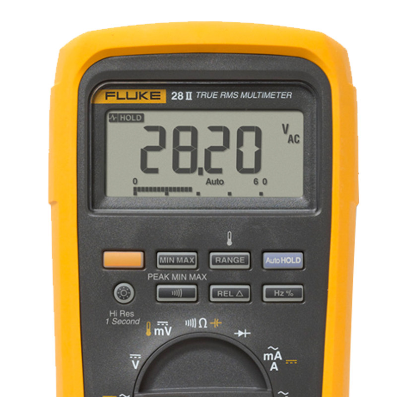 福禄克fluke28ii万用表工业三防万能表防高精度电工维修万用表