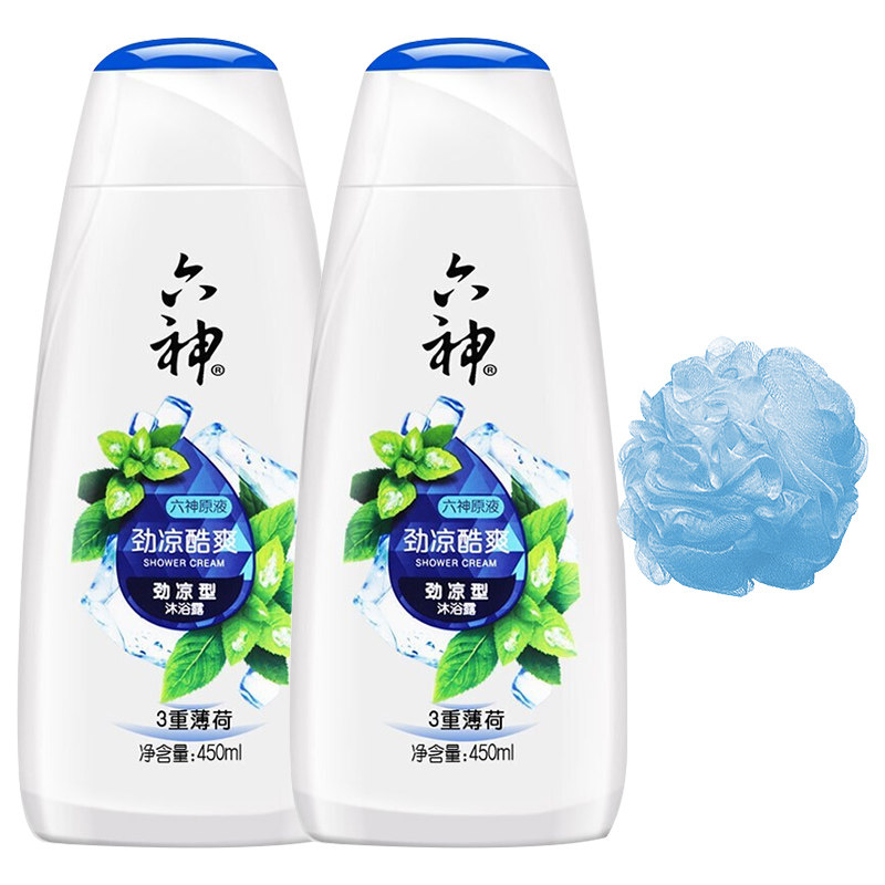 六神劲凉沐浴露3重薄荷冰爽润肤沐浴乳沐浴浴液沐浴露