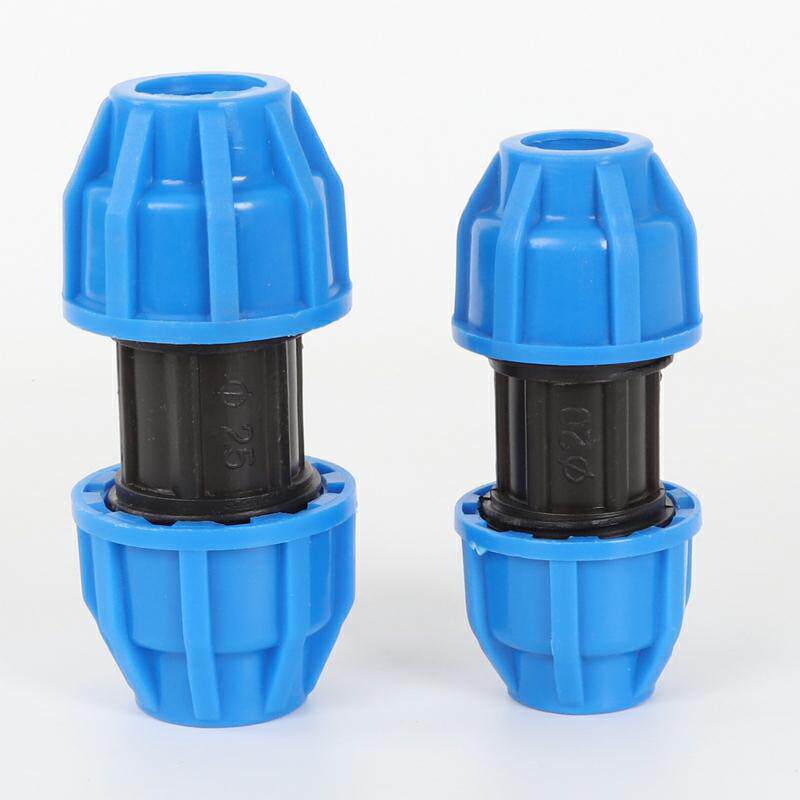快接直接pe蓝色自来自来水水管配件接头