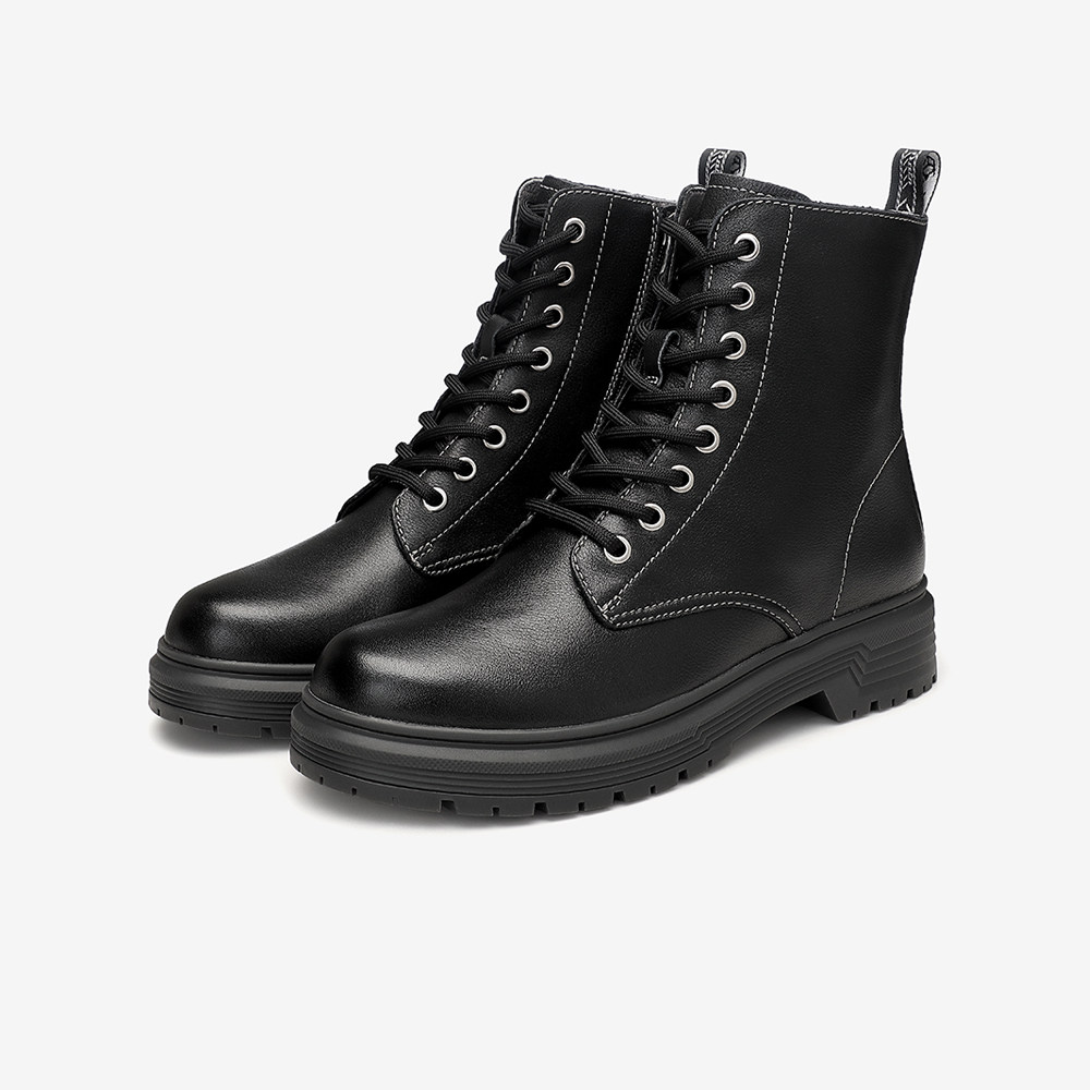 短靴真皮八孔英伦新英伦清仓商场2020马丁bata时装靴