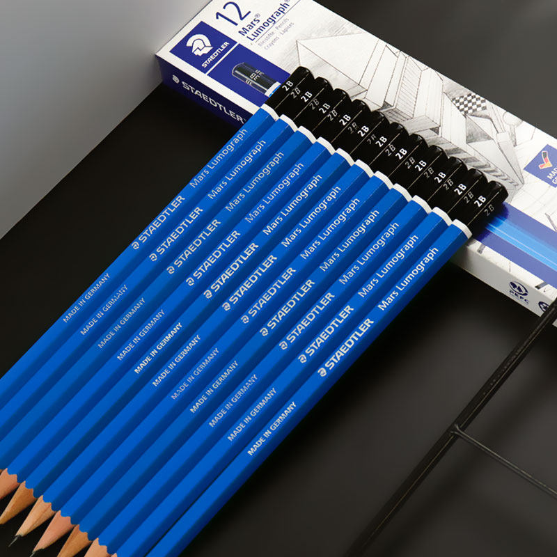 铅笔施德楼画笔成人工具套装画画2b6bhbstaedtler2h8b美术用品铅笔