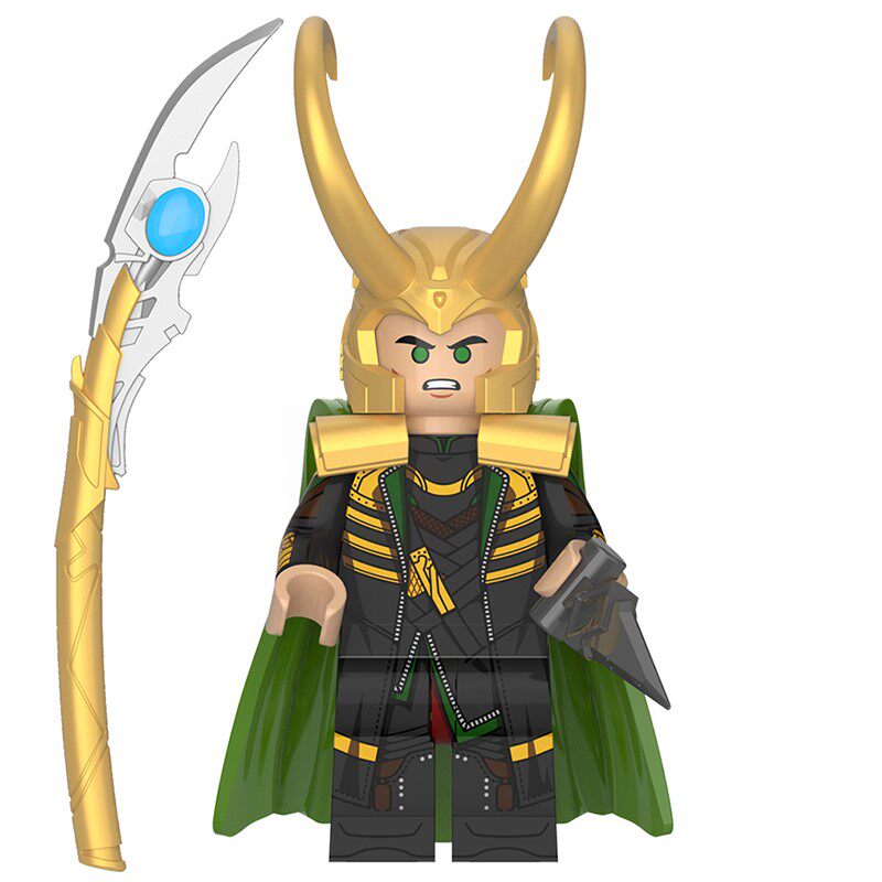 乐高洛基时间tva复联雷神第三方moc拼装积木人塑料积木