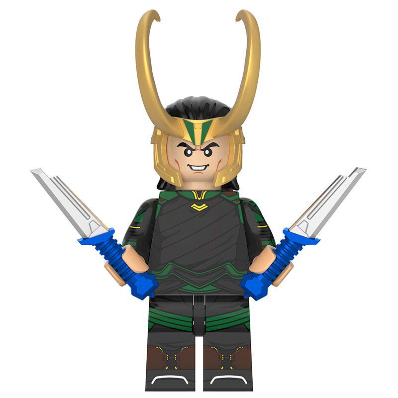 乐高洛基时间tva复联雷神第三方moc拼装积木人塑料积木