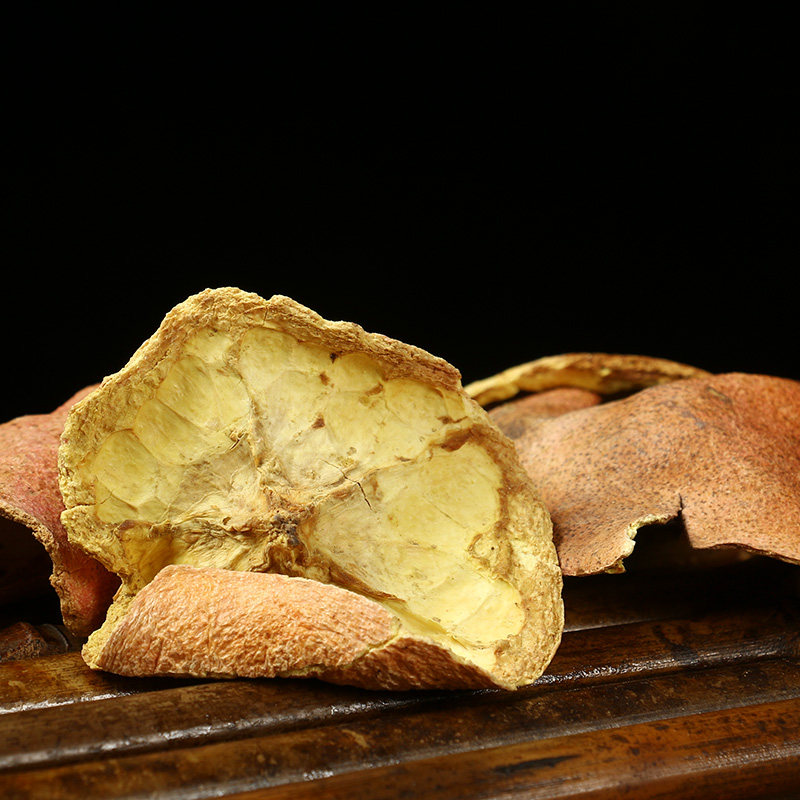 酸石榴皮干 新石榴皮包邮正品红石榴茶 薄皮石榴壳500克免费打粉