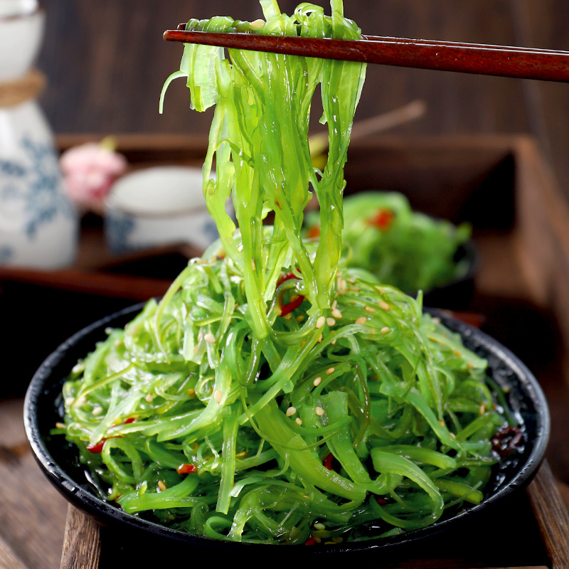 日式沙律芝麻海藻沙拉轻食料理开袋即食凉菜海带
