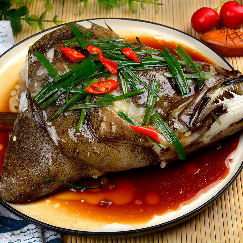 鱼头鸦片新鲜包邮3斤2只煲汤剁椒酒店大雅鲽鱼