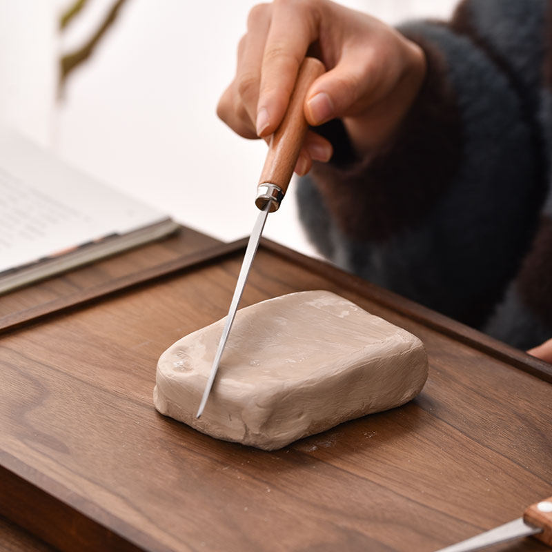 陶艺泥刀切割泥塑刀手手工diy雕塑油泥粘土模型制作工具