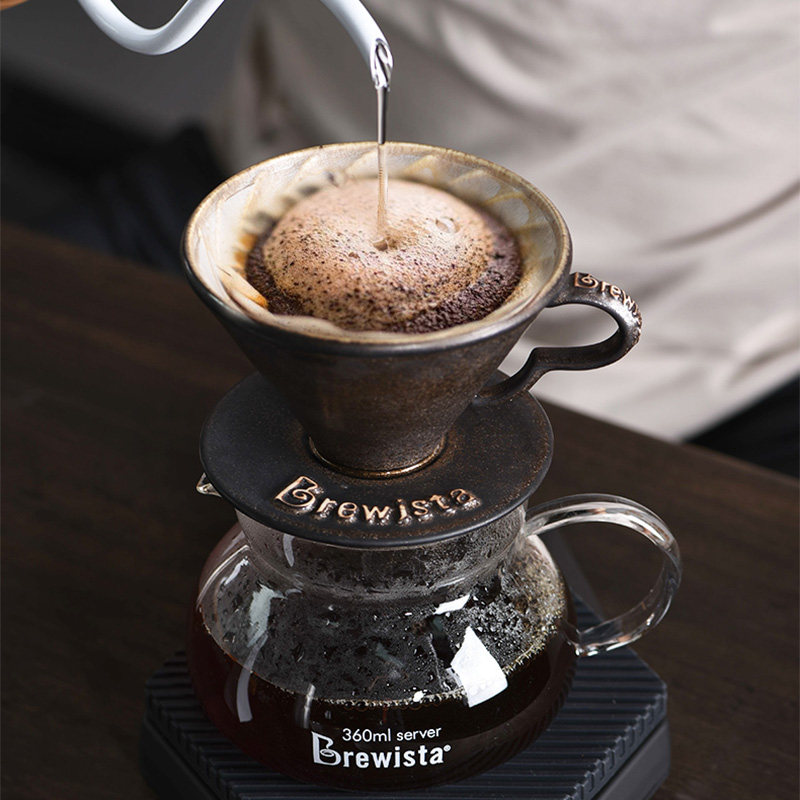 brewista手冲咖啡滤杯图兰朵螺旋内壁冰晶手工陶瓷配套器具