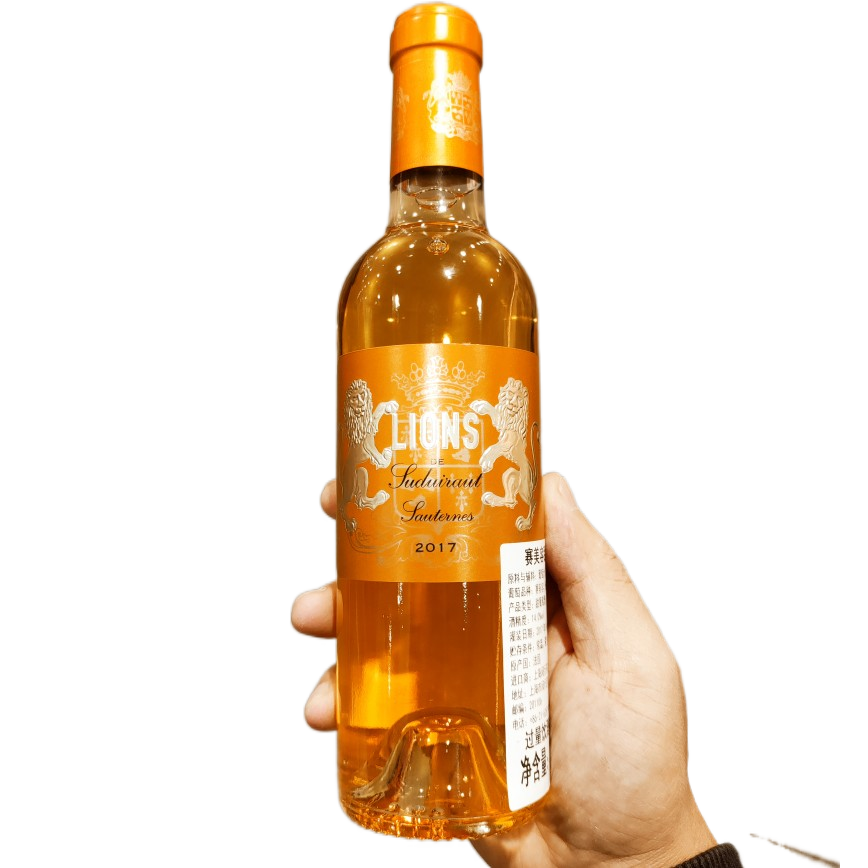法国新品liondesuduiraut赛美蓉甜葡萄酒375ml开市干白静态葡萄酒