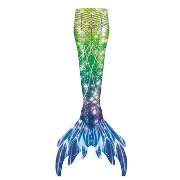 ins ຮ້ອນໃຫມ່ summer ຜູ້ໃຫຍ່ແລະເດັກນ້ອຍ mermaid swimsuit mermaid skirt ປາຫາງ princess skirt costume