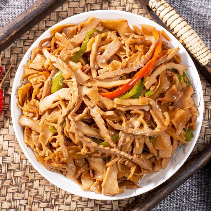 湖南特产油焖烟笋袋装350克24袋烟熏笋片竹笋竹笋