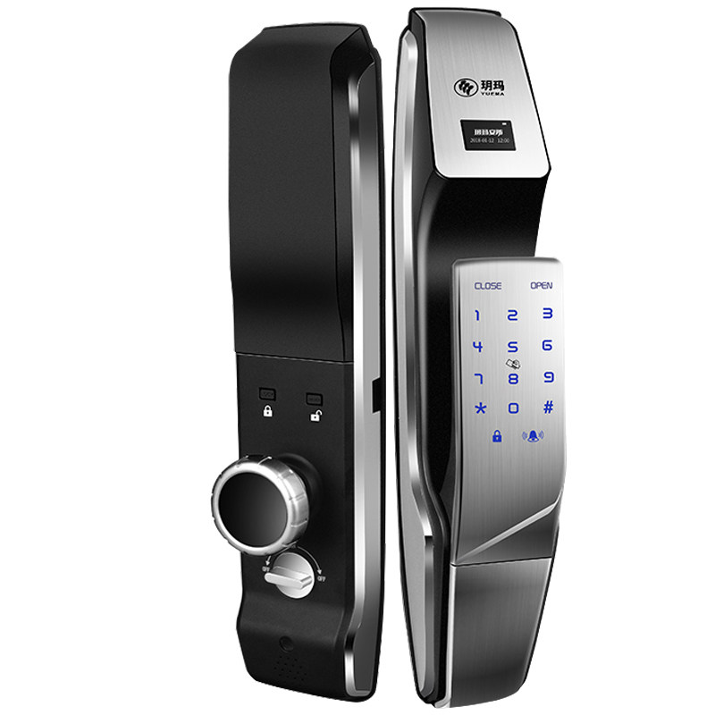 玥玛fp9999全自动指纹密码锁家用智能防盗门锁app小程序临时密码