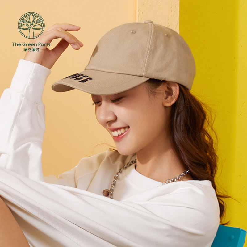 thegreenparty女士棒球帽出游休闲逛街甜美可爱个性纯棉帽子