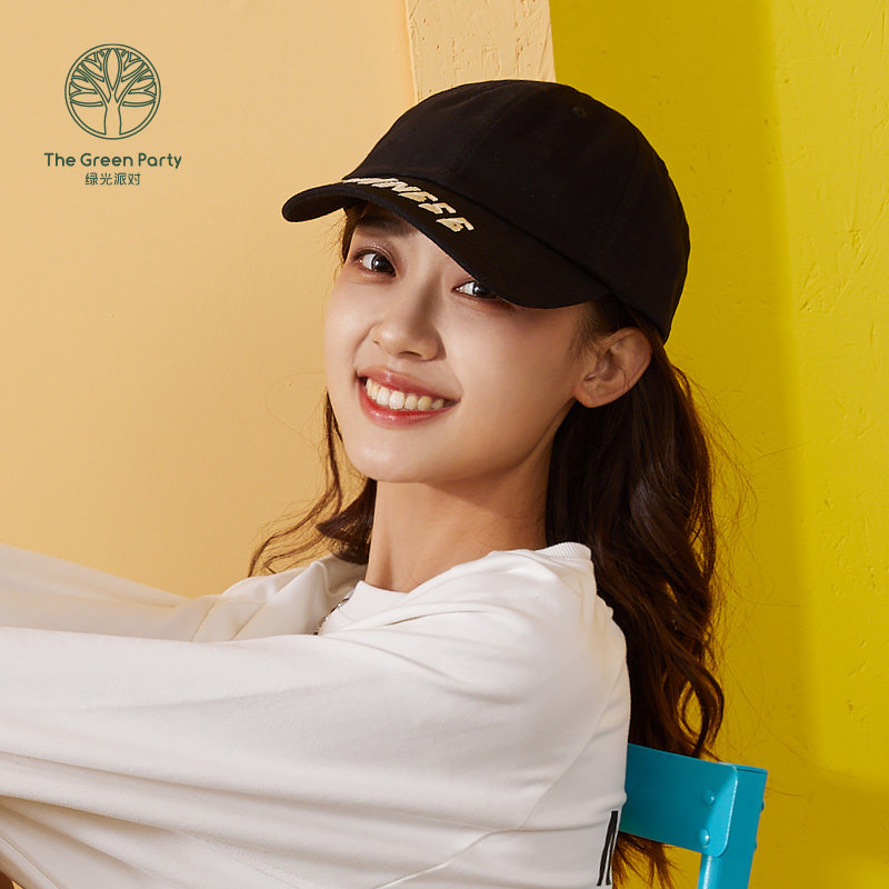 thegreenparty女士秋棒球帽出游休闲逛街甜美可爱个性纯棉帽子
