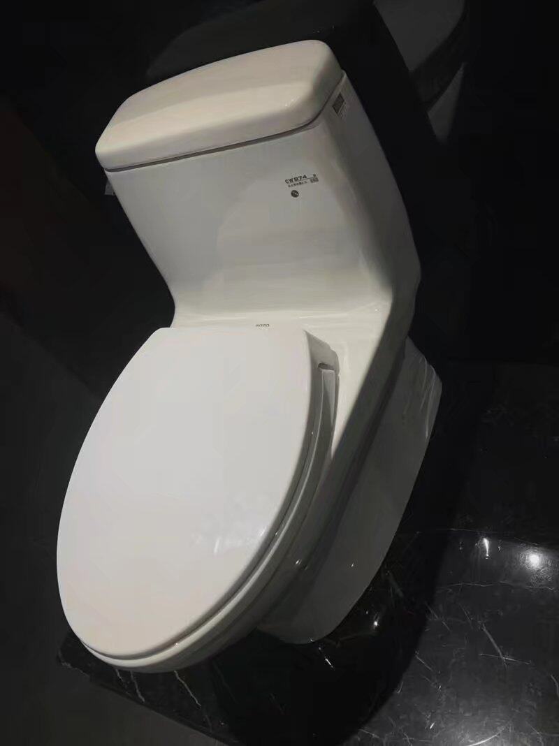 toto洁具卫浴马桶虹吸坐便器连体坐厕cw874b普通坐便器