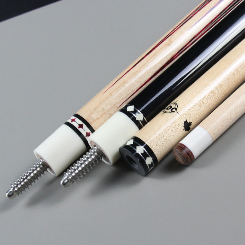 达芬尼台球杆12分体枫木中式黑八大头df006手工花式九球桌球杆子