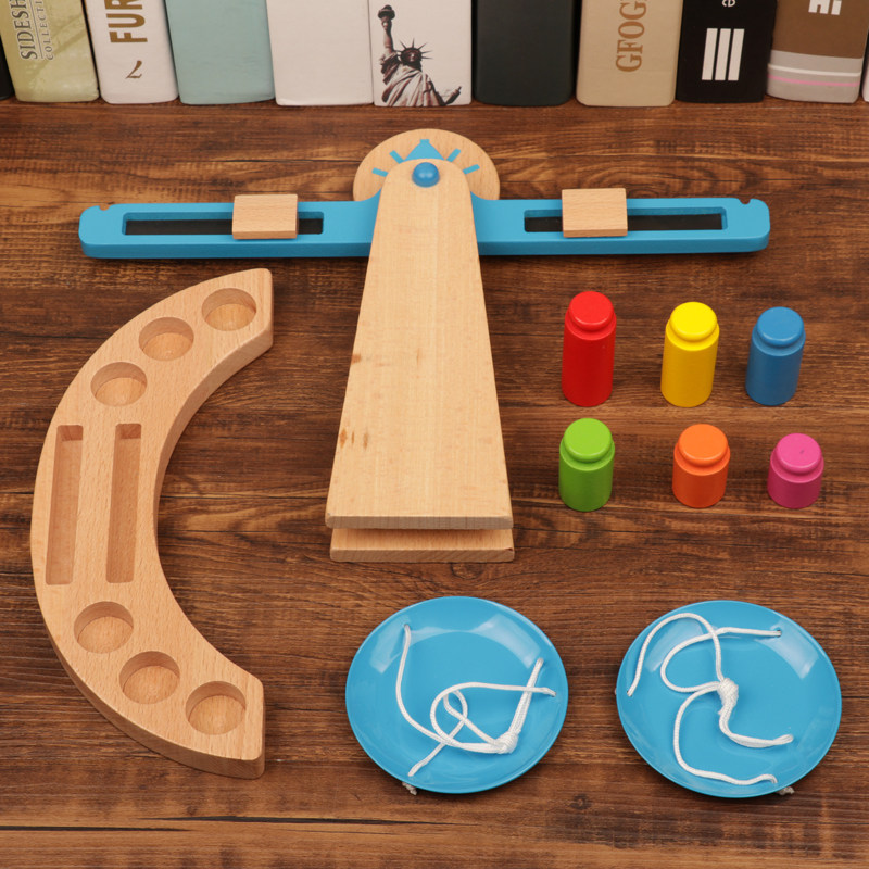 天平儿童玩具幼儿园大班数学区域材料中班教具小学儿童桌面游戏类