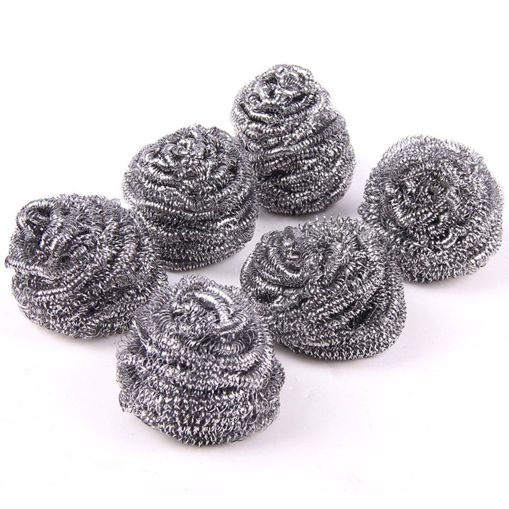 世家21045清洁钢丝球刷6个装锅刷无碎屑不易钢丝球