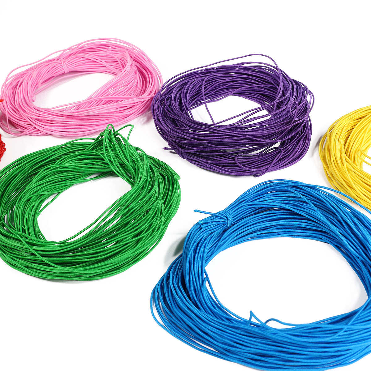 串珠弹力diy珠子手链手工编织松紧绳