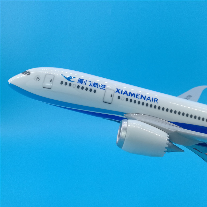 34cm厦航波音b787飞机模型厦门航空纪念品摆件飞机模型
