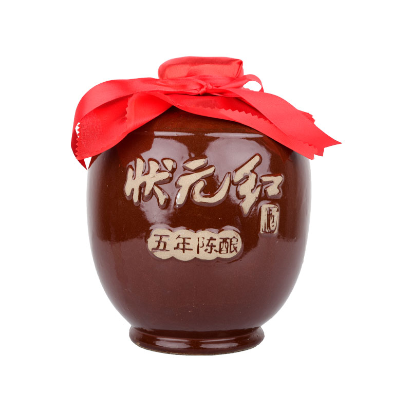 古越龙山黄酒绍兴状元红老酒五年陈酿2.5l礼盒冬酿花雕糯米酒坛装