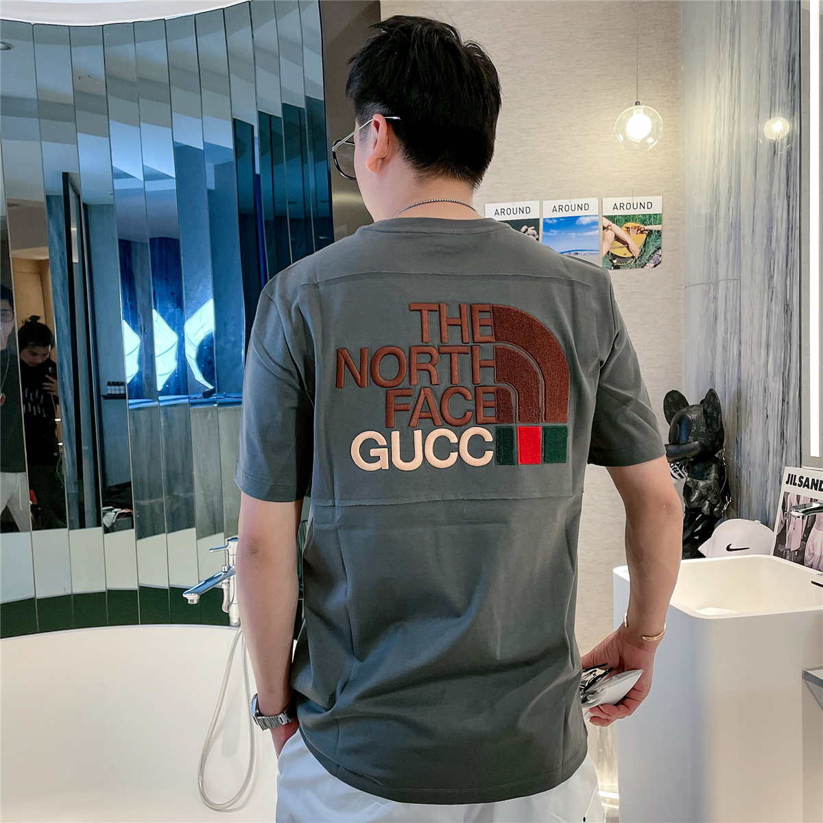 Y先生2022新款潮牌帅气原创男装体恤夏装夏季男士半袖宽松短袖t恤