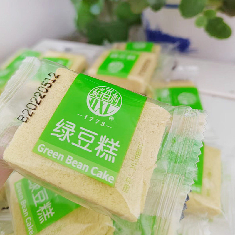 绿豆稻香村老式冰糕豆制品老人儿童糕点独立包装传统中式糕点