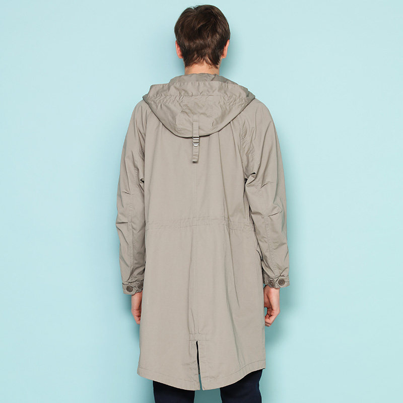 beanpole滨波秋季新品男品男女同情侣连帽风衣外套夹克