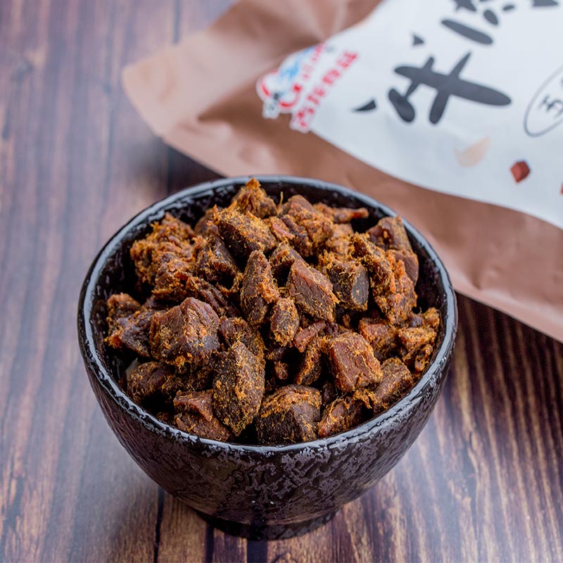 古龙牛肉丁五香牛肉粒休闲*牛肉干