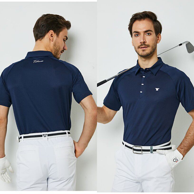 teetimes高尔夫男装短袖恤速干透透气上衣夏季golf高尔夫服装