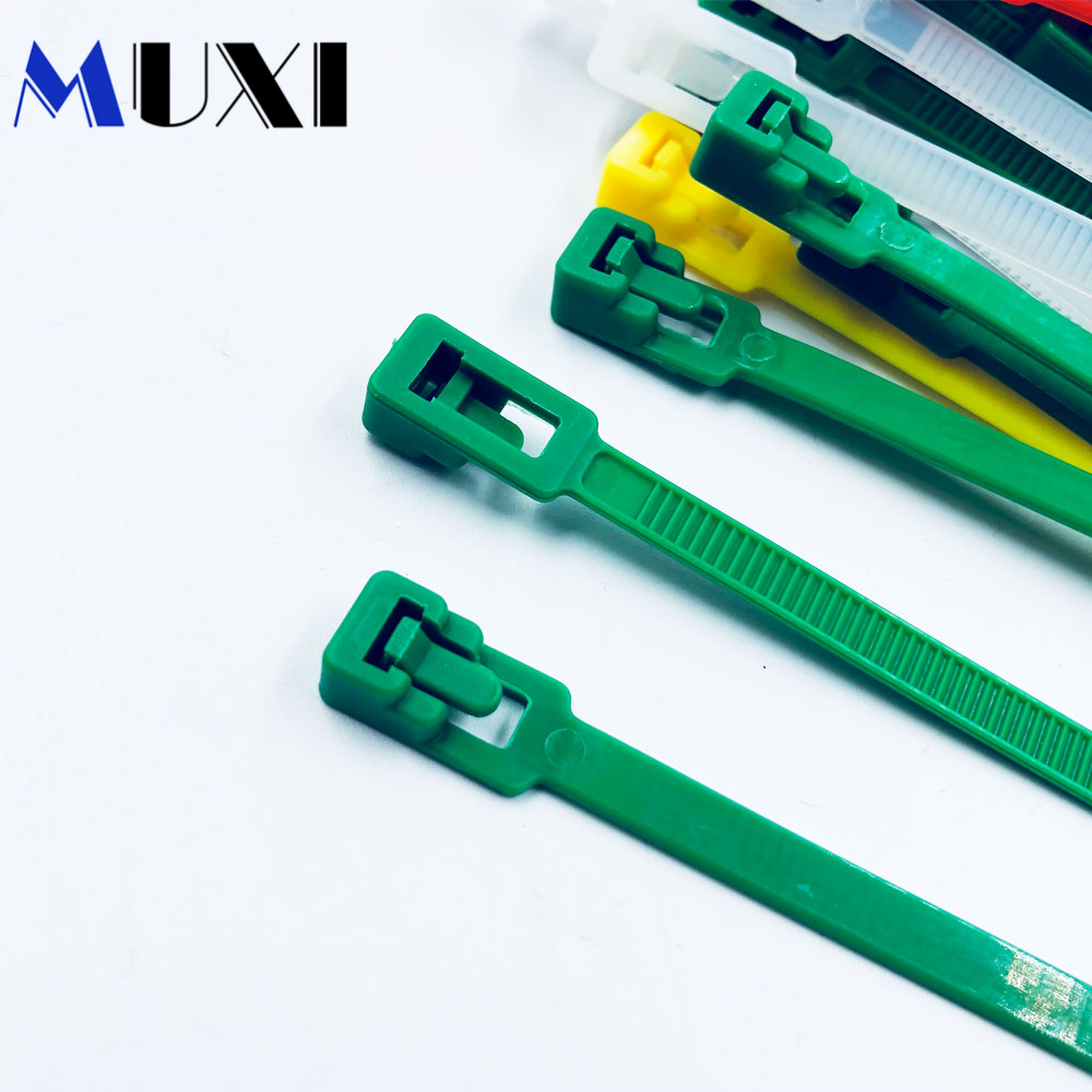 5x200活扣扎带伸缩可退式国标重复使用捆绑塑料尼龙拆卸带足100根