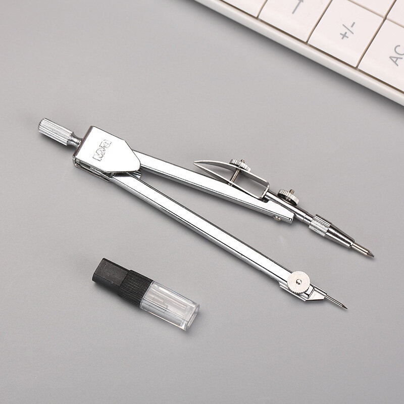 圆规晨光文具米菲简约金属学生考试试用可用圆规