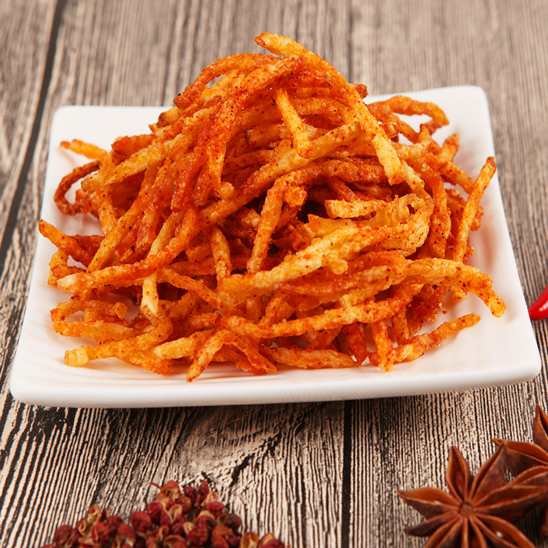 贵州特产麻辣土豆丝油炸洋芋丝小包装30克*10包零食小吃包邮