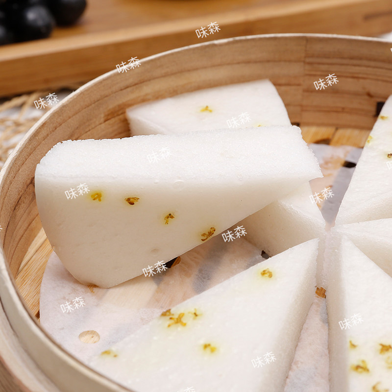 点心桂花糕广茶楼蒸糕传统酒酿白糖发糕早餐传统中式糕点