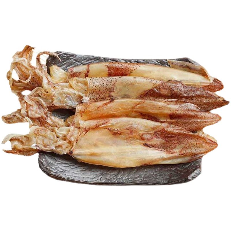 渔民自晒特产淡干无盐无沙无杂质干度足国产海捕优级小管鱿鱼干货