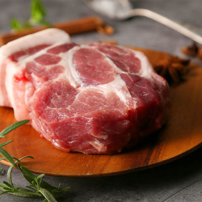 猪肉华腾桐香梅花新鲜烤肉冷鲜生鲜农家土黑生猪肉