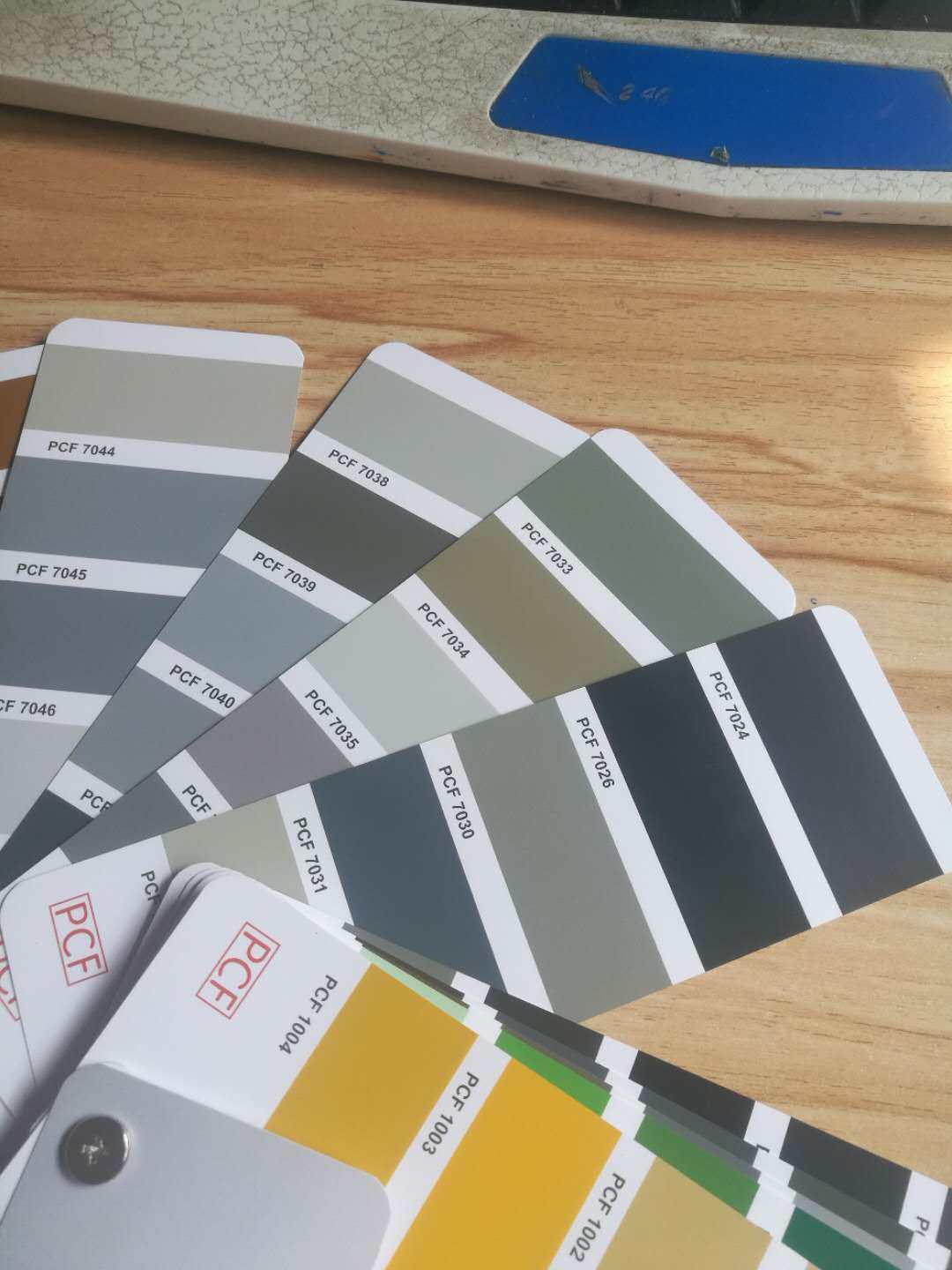 色卡pcf粉末涂料塑粉喷涂机械机械油油漆国标色卡