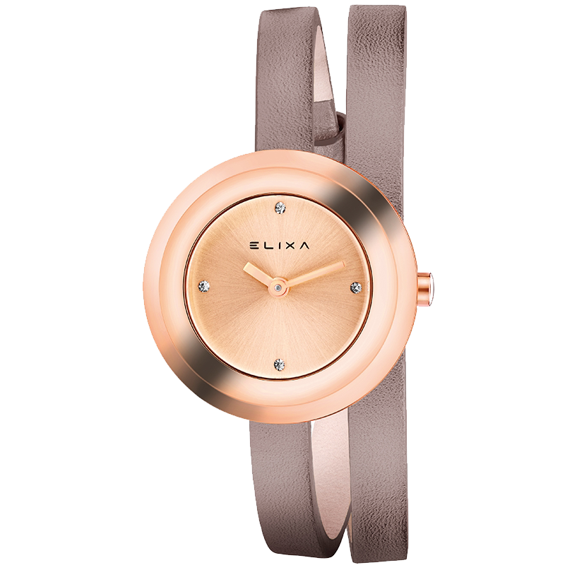 elixa细带小巧女表防水小众名牌气质 瑞士品牌专柜正品手表女
