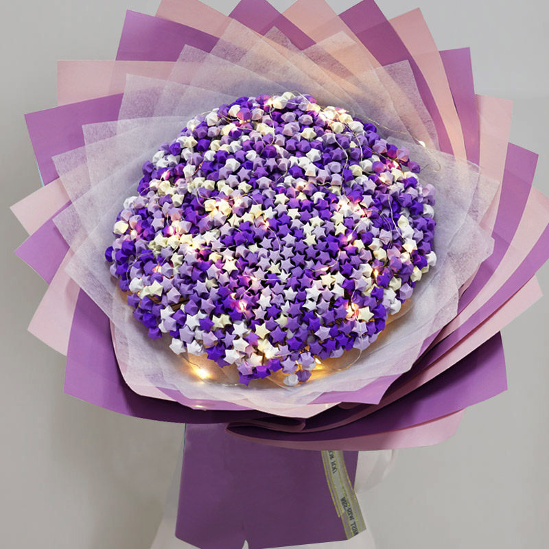 星星情人节生日创意成品折纸五角星花束幸运包幸运幸运星