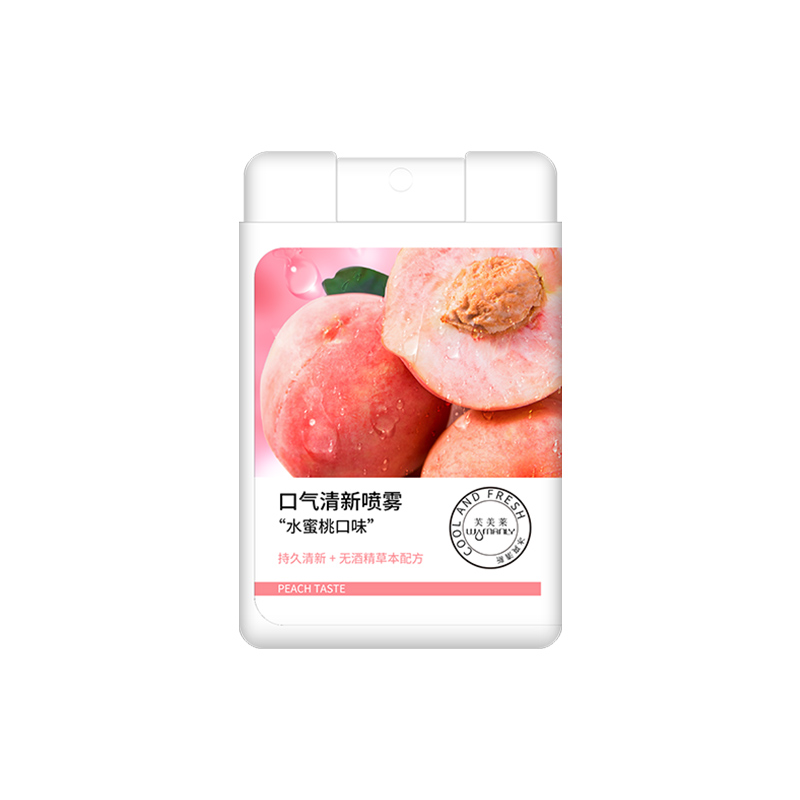 水蜜桃口腔清新喷雾口气清新剂清洁口喷便携口香男女适用18ML - 图3
