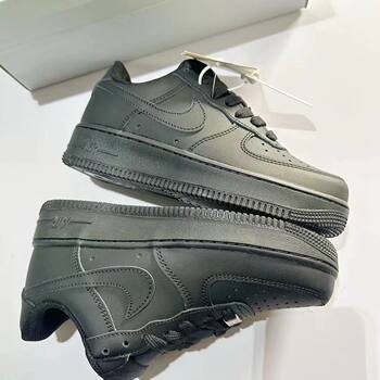 ຕົ້ນສະບັບບໍລິສຸດ AF1 Air Force One Black Warrior ເກີບກິລາຄູ່ຕັດຕ່ໍາຂອງຜູ້ຊາຍແລະແມ່ຍິງເກີບເກີບເກີບບາດເຈັບແລະ