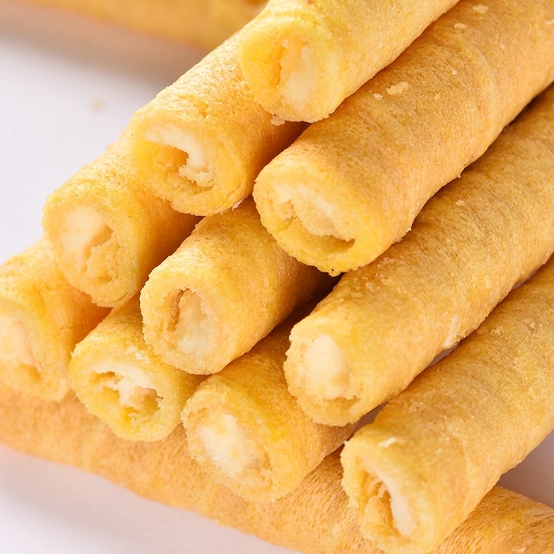 蛋卷夹心香酥鸡蛋饼干宿舍办公室休闲零食小吃蛋卷