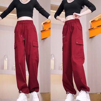 Overalls for women 2024 spring and summer new women's loose leg-fitting pants casual pants and sweatpants for women spring